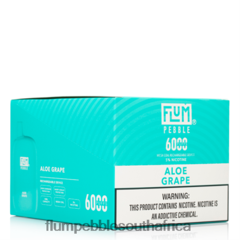 Flum Pebbles Vape South Africa - FLUM PEBBLES 6000 PUFFS 10 PACKS Aloe Grape NHF6R3