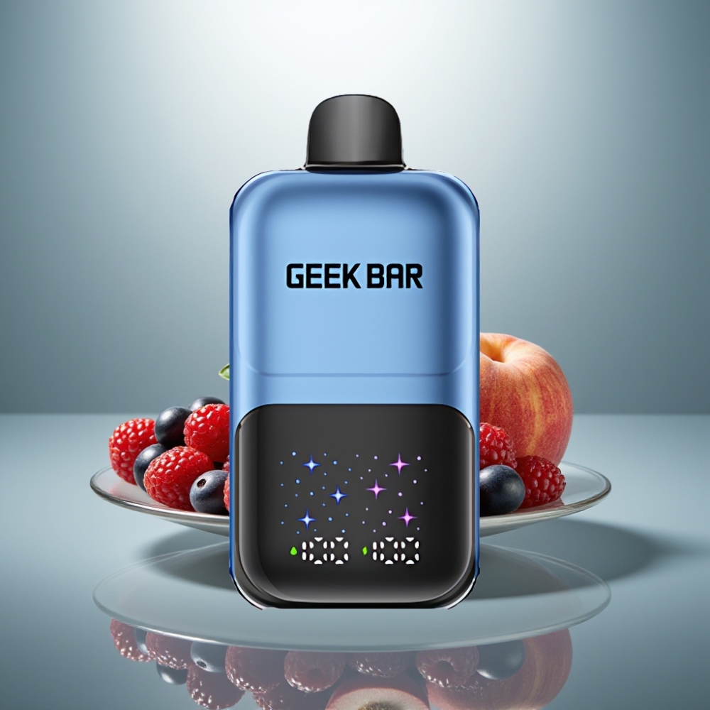GEEK BAR 2GO 50000 Puffs 20mL 5% Peach & Berries Dual Tanks Rechargeable