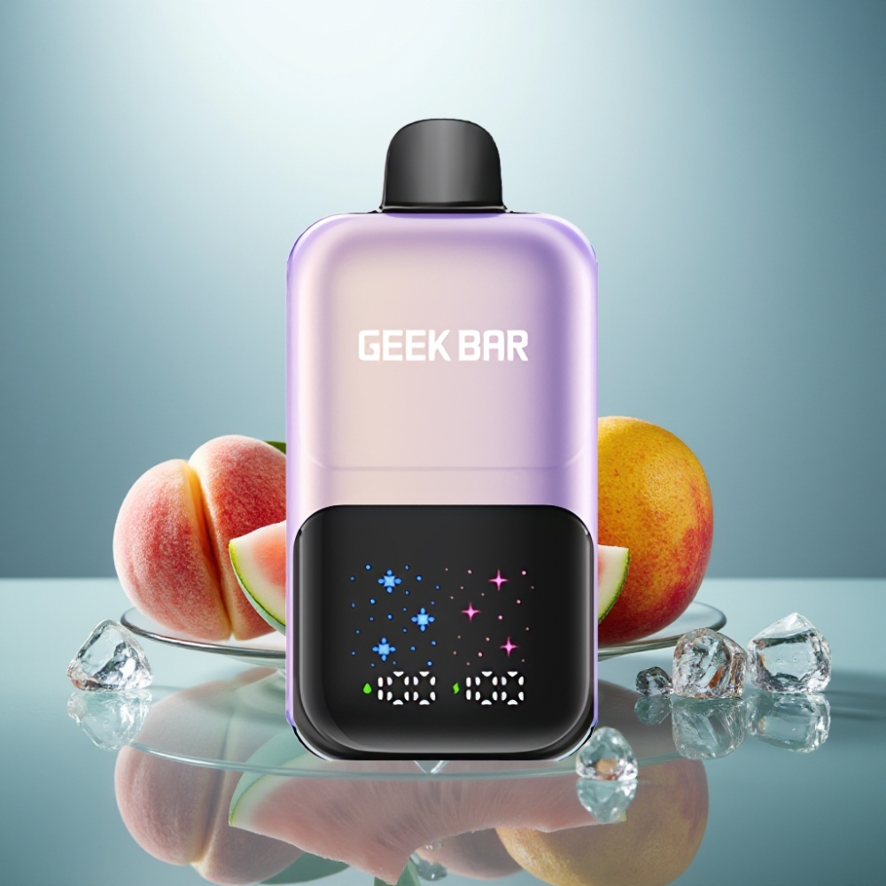 GEEK BAR 2GO 50000 Puffs 20mL Dual Tanks 5% Nic Salt Peach Mango Watermelon Ice