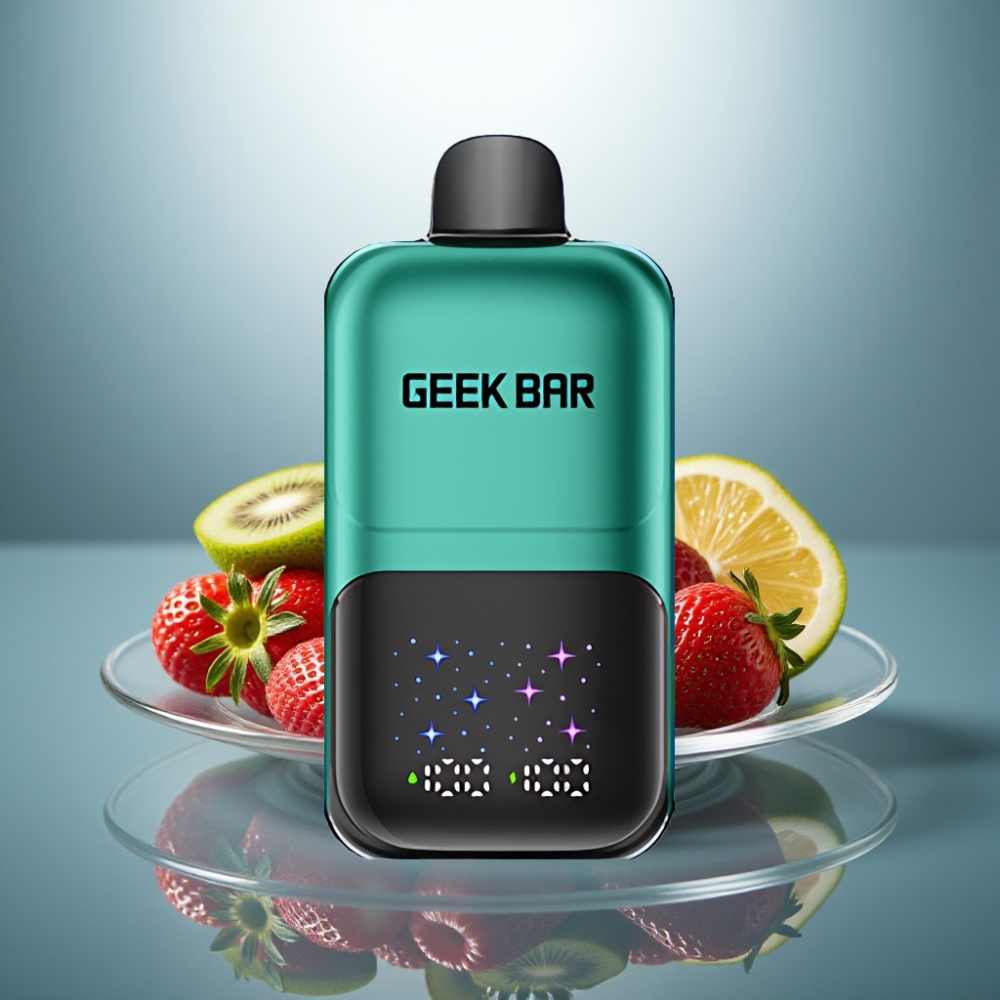 GEEK BAR 2GO 50000 Puffs 20mL Dual Tanks 5% Nicotine Strawberry & Kiwi