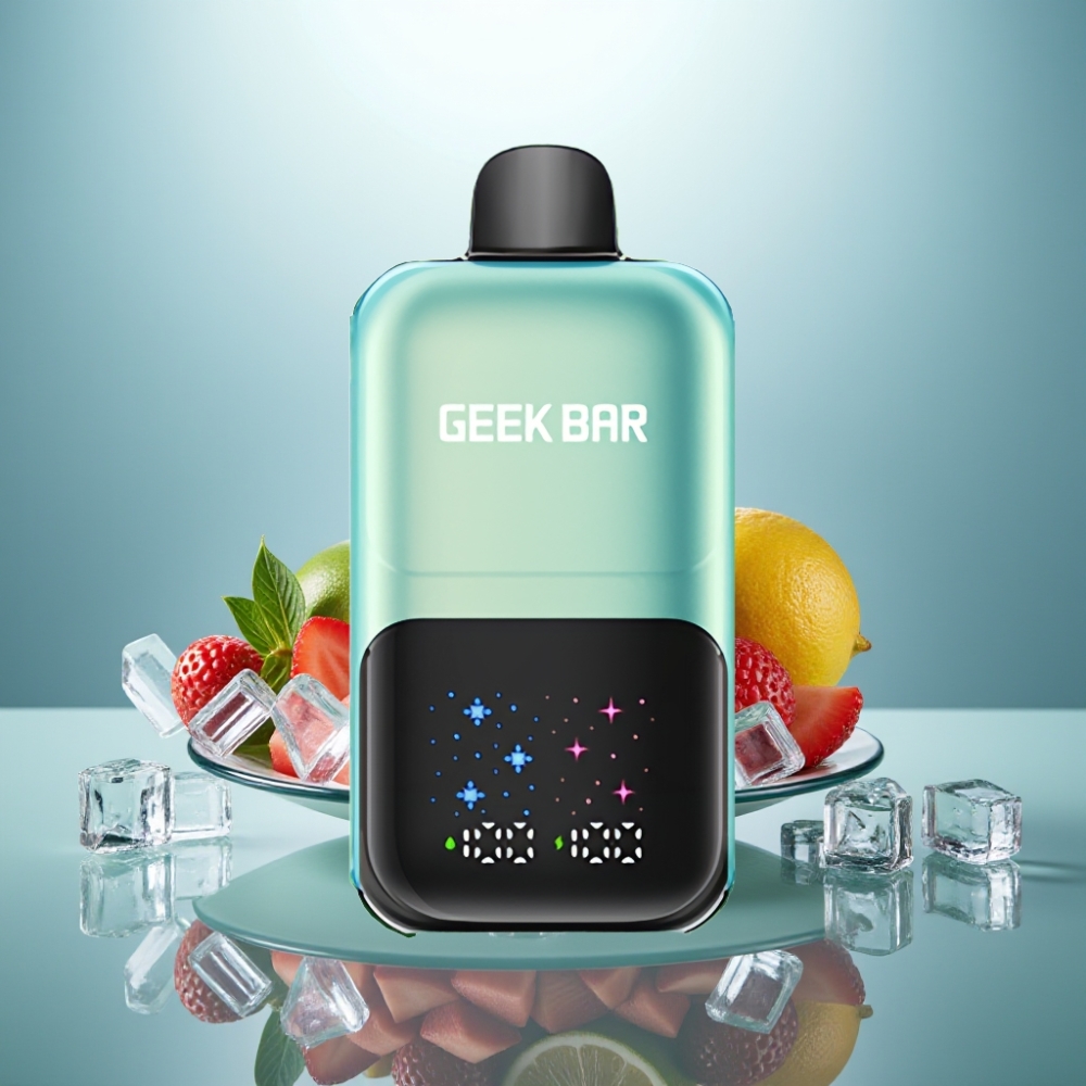 GEEK BAR 2GO 50000 Puffs Cool Mint Ice 20mL Dual Tanks 5% Nicotine Rechargeable