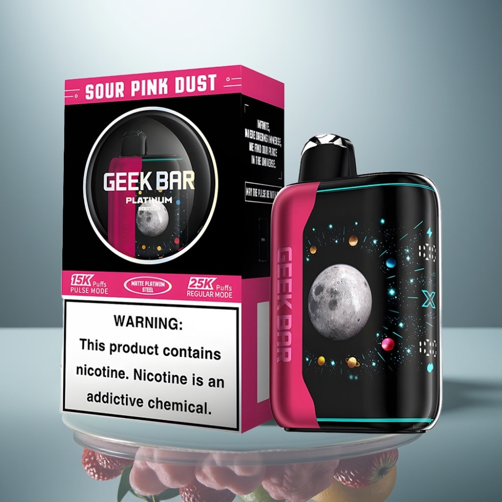 GEEK BAR Platinum Edition 25000 Puffs Sour Pink Dust 20mL 2%