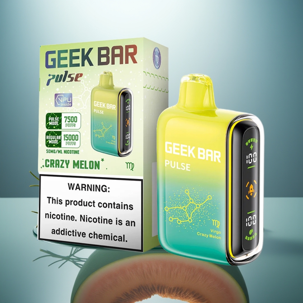 GEEK BAR Pulse 15000 Puffs 16ML 5% USB Type-C 650mAh Adjustable Airflow