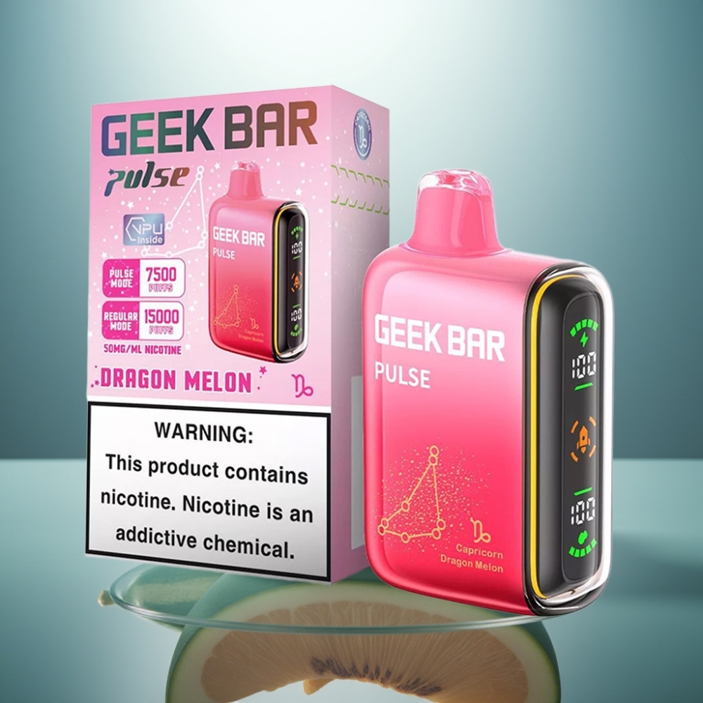 GEEK BAR Pulse 15000 Puffs 16ML 5% USB Type-C 650mAh Adjustable Airflow