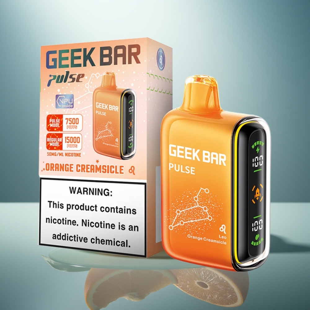 GEEK BAR Pulse 15000 Puffs 16ML 5% USB Type-C 650mAh Adjustable Airflow