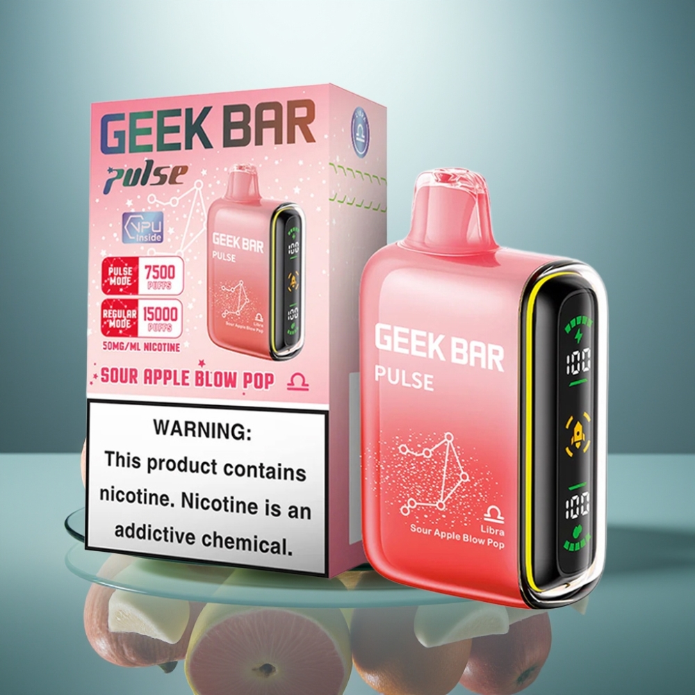 GEEK BAR Pulse 15000 Puffs 16ML 5% USB Type-C 650mAh Adjustable Airflow