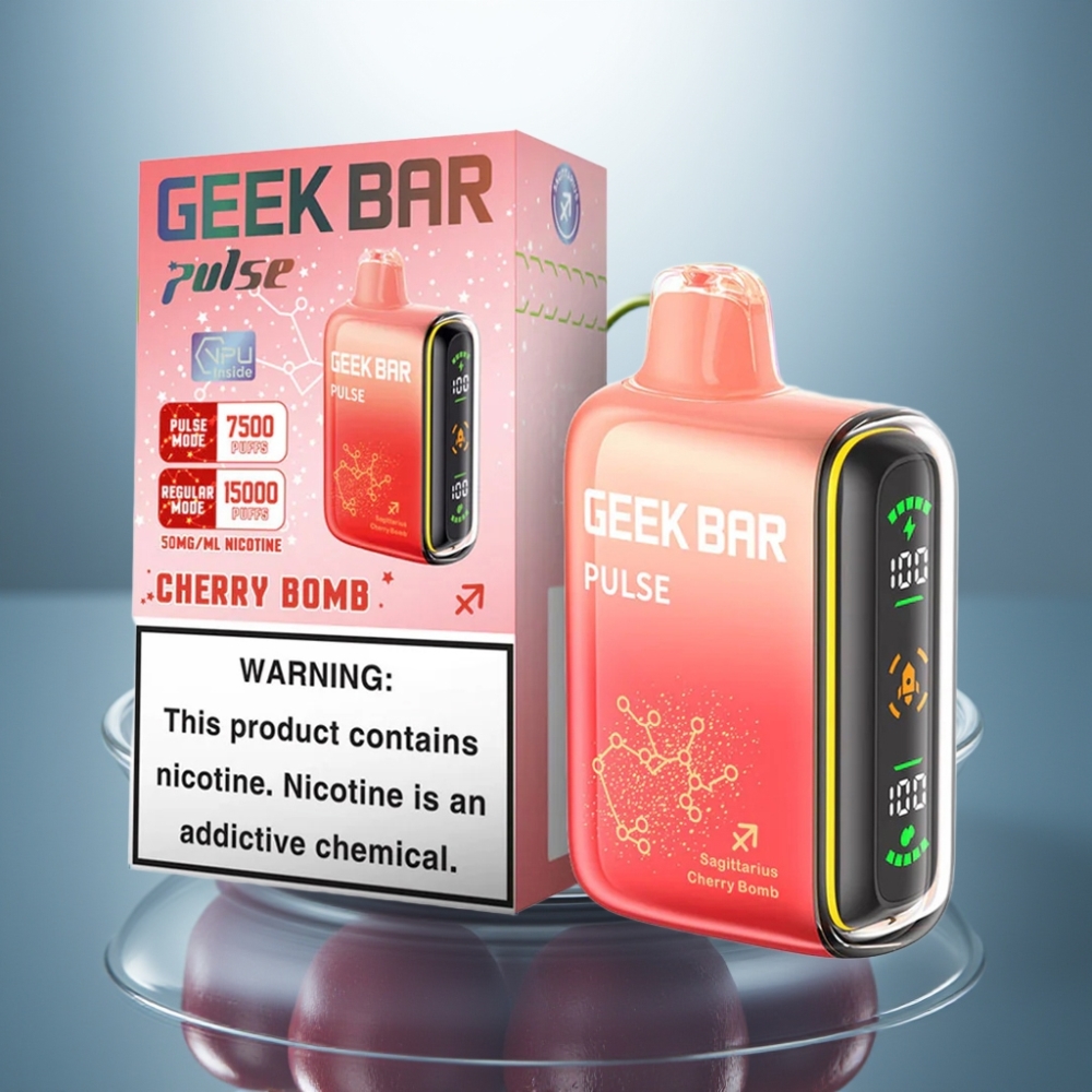 GEEK BAR Pulse 15000 Puffs 16ML 5% USB Type-C 650mAh Adjustable Airflow