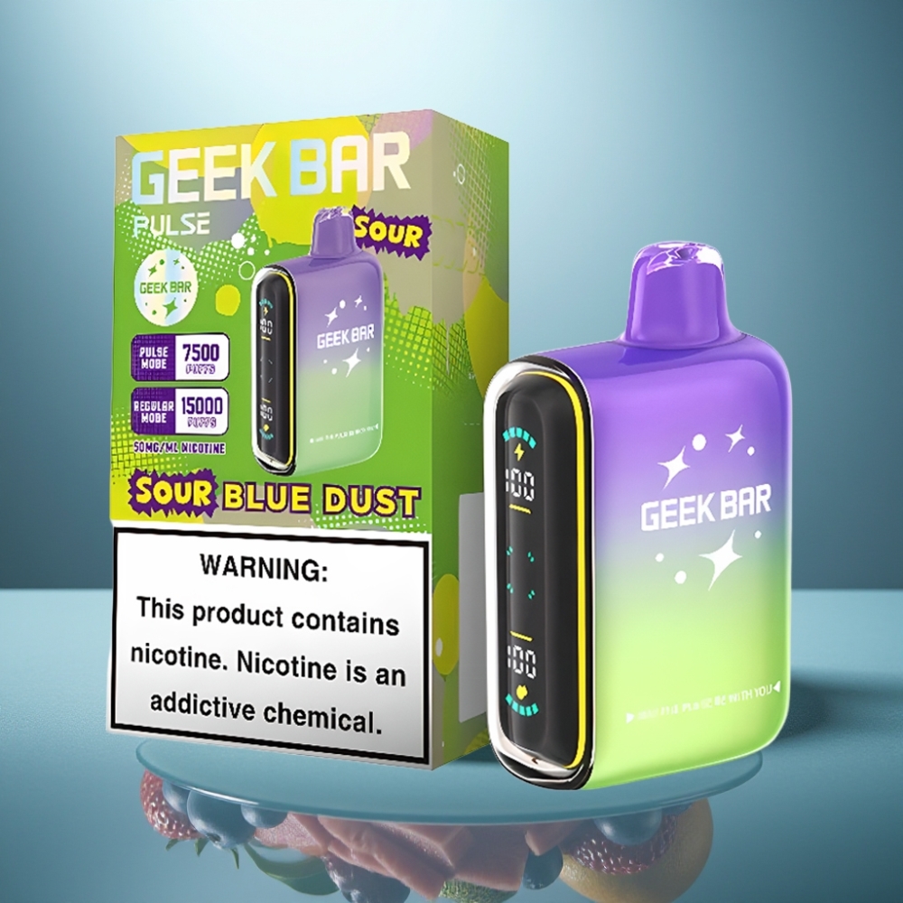 GEEK BAR Pulse 15000 Puffs Sour Edition 16ML 5% 650mAh USB-C