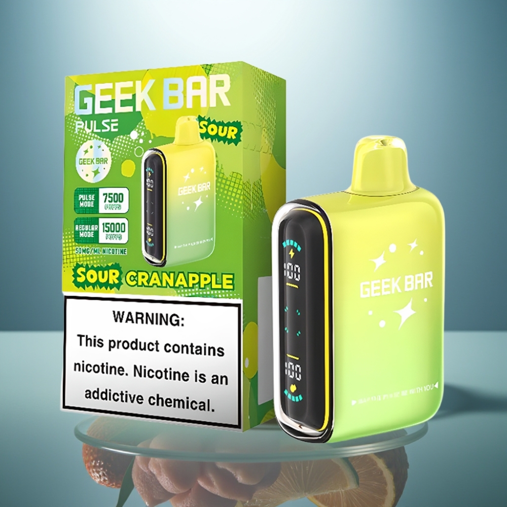 GEEK BAR Pulse 15000 Puffs Sour Edition 16ML 5% 650mAh USB-C
