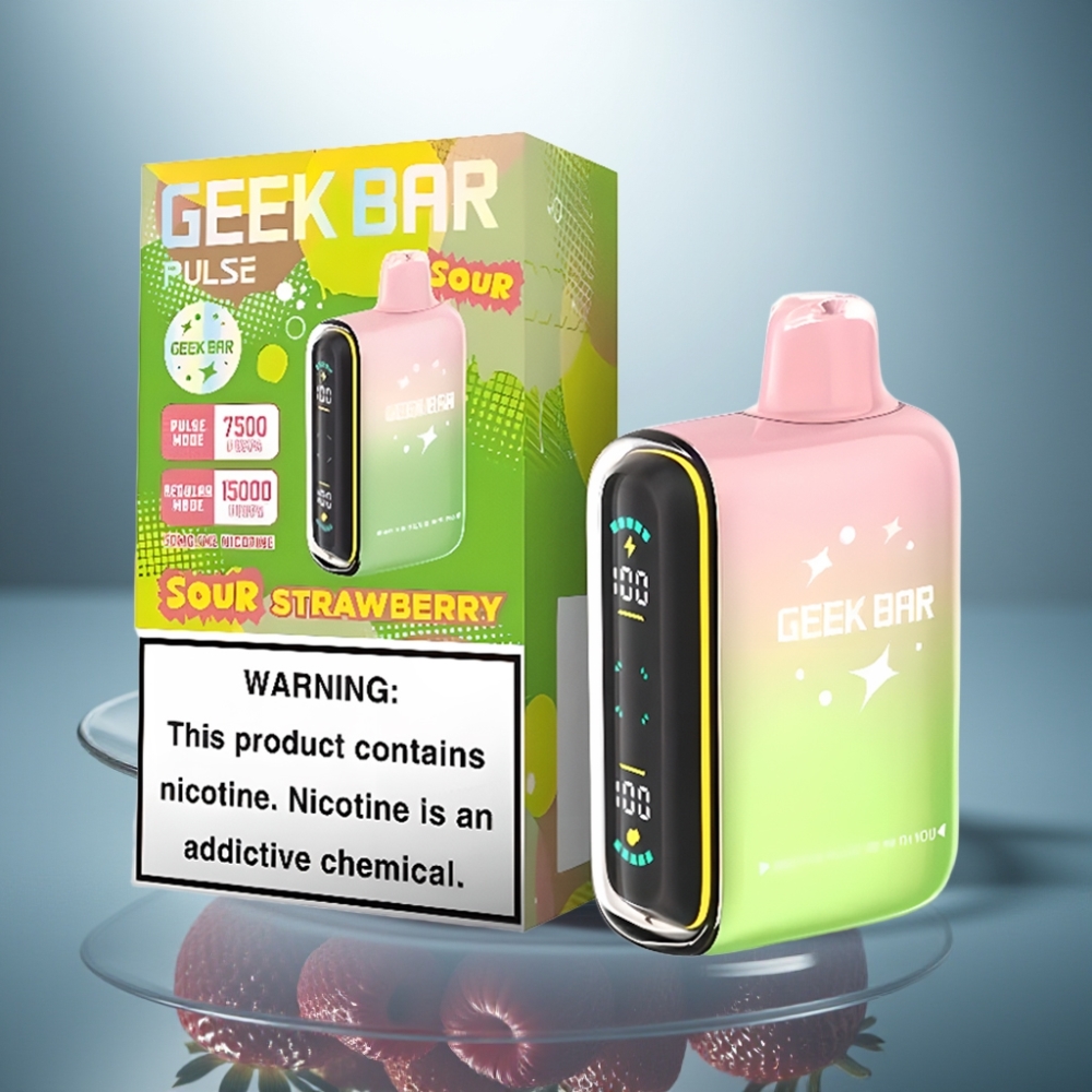 GEEK BAR Pulse 15000 Puffs Sour Edition 16ML 5% 650mAh USB-C