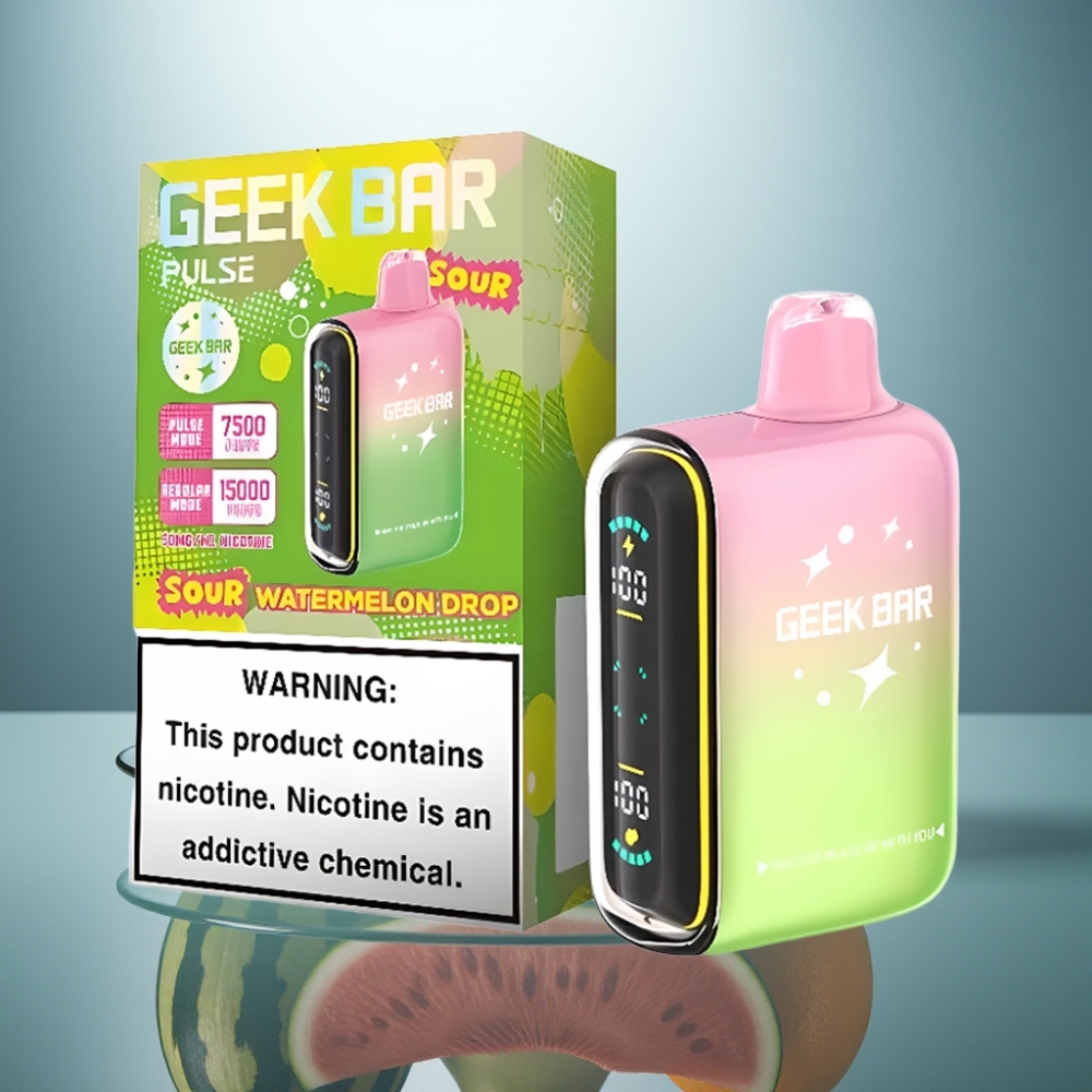 GEEK BAR Pulse 15000 Puffs Sour Edition 16ML 5% 650mAh USB-C
