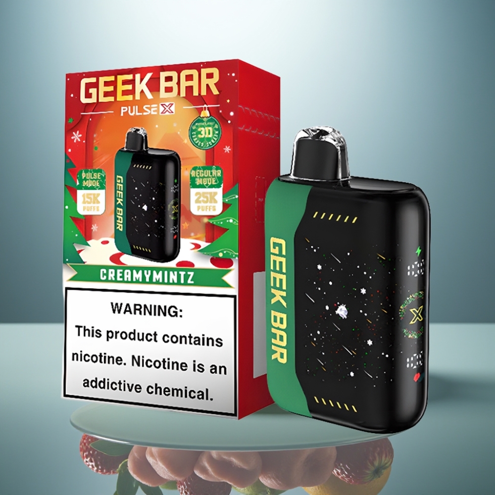 GEEK BAR Pulse X 25000 Puffs 18mL 5% Dual Mesh USB-C Christmas Edition