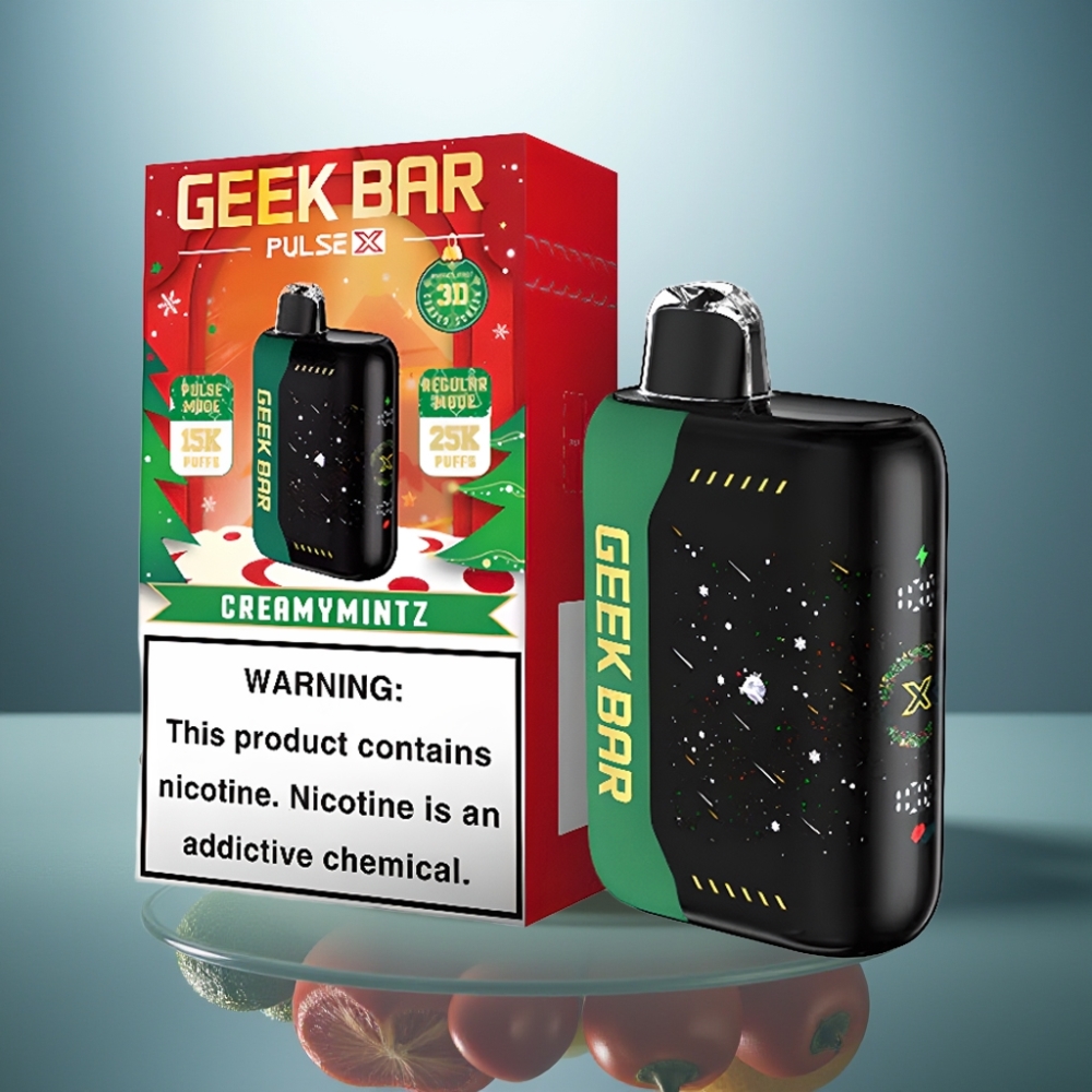 GEEK BAR Pulse X 25000 Puffs 18mL 5% Dual Mesh USB-C Christmas Edition