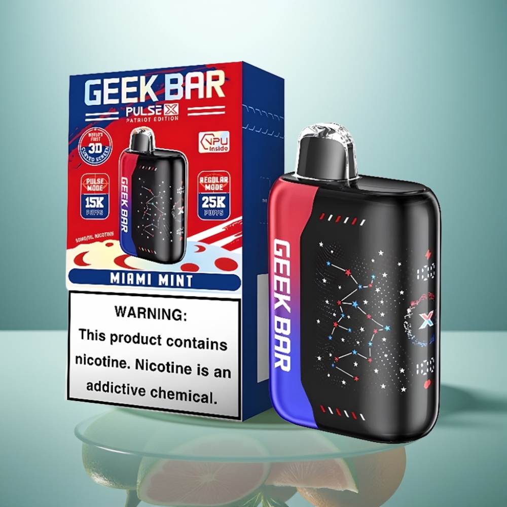 GEEK BAR Pulse X 25000 Puffs 18mL 5% Nicotine Dual Mesh Coil