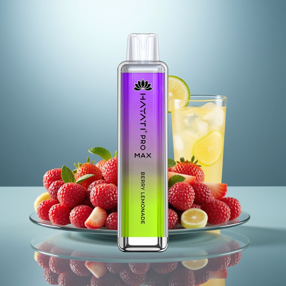 Hayati Pro Max 4000 Puffs Disposable Vape Berry Lemonade 1400mAh Dual 1.1 Ohm Mesh