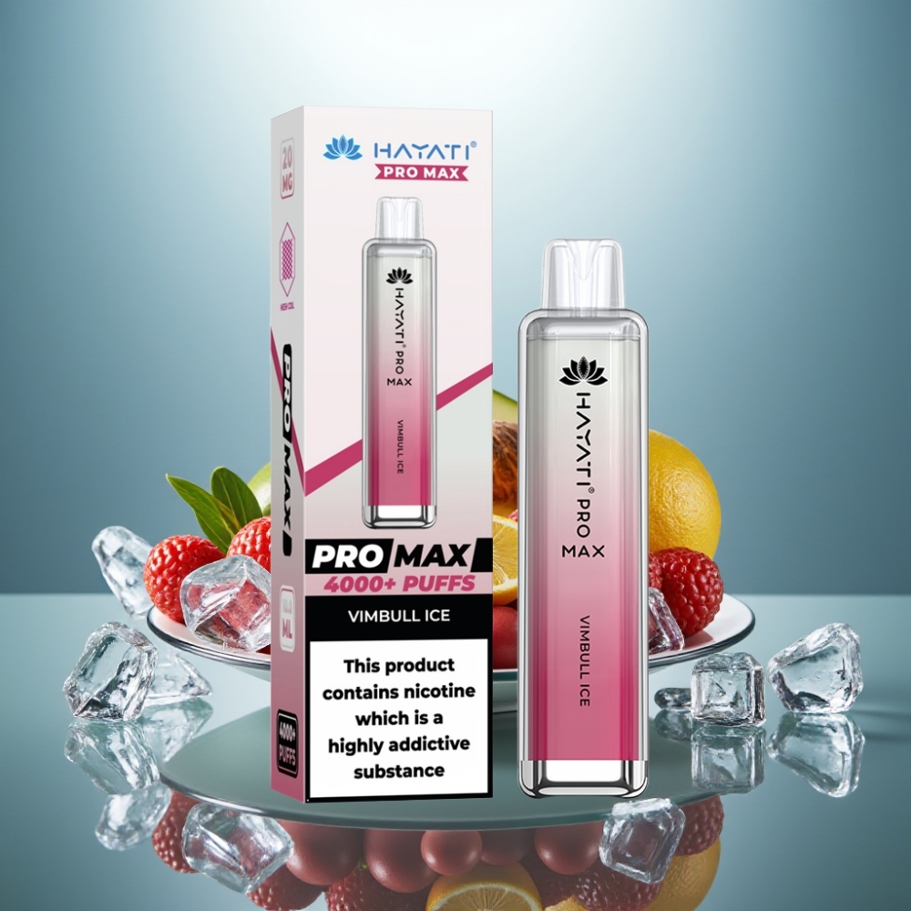 Hayati Pro Max 4000 Puffs Disposable Vape Vimbull Ice 1400mAh 2ml 10ml TPD