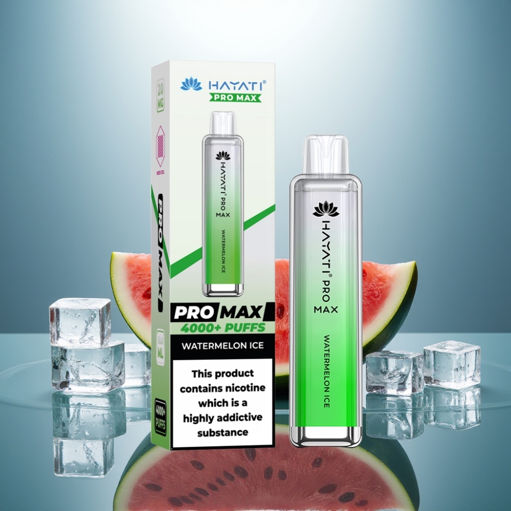 Hayati Pro Max 4000 Puffs Disposable Vape Watermelon Ice 1400mAh 2mL