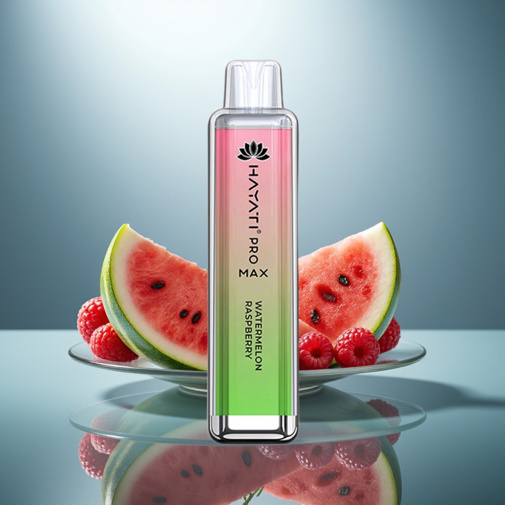 Hayati Pro Max 4000 Puffs Disposable Vape Watermelon Raspberry 1400mAh 2ml