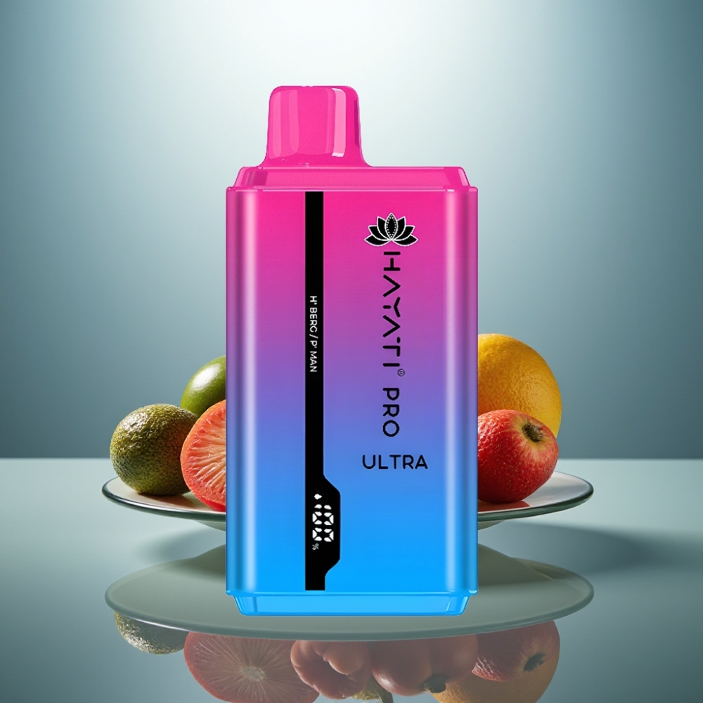 Hayati Pro Ultra 15000 Puffs 850mAh 2×12ml 2% 49 Flavors H' Berg P' Man