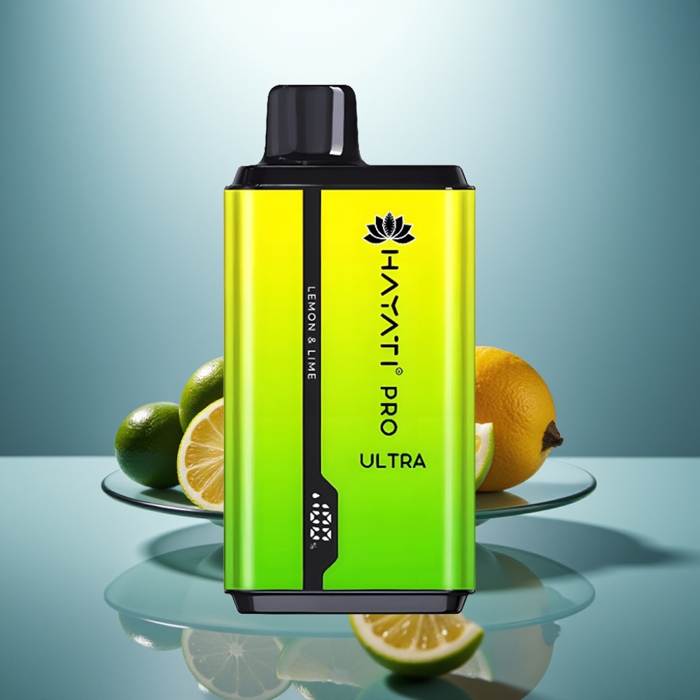 Hayati Pro Ultra 15000 Puffs Lemon & Lime 2×12ml 2% 49 Flavors