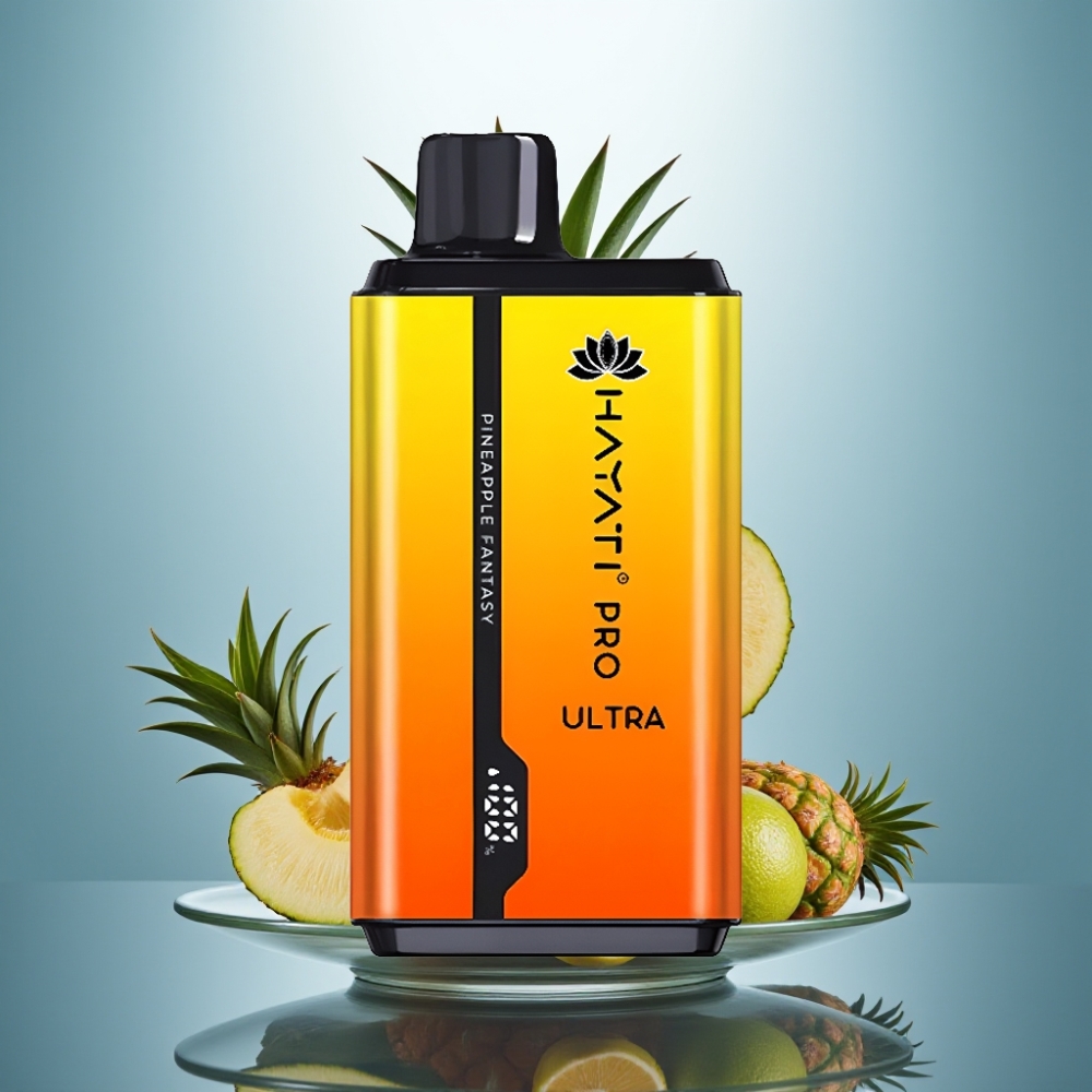 Hayati Pro Ultra 15000 Puffs Pineapple Fantasy 2×12ml 2% 49 Flavors