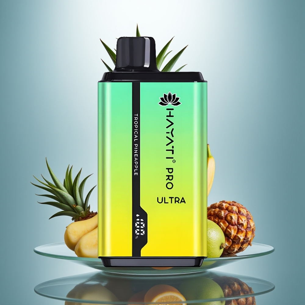 Hayati Pro Ultra 15000 Puffs Tropical Pineapple 2×12ml 2% 49 Flavors