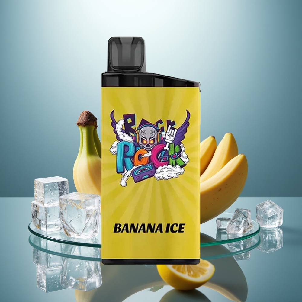 IGET Bar 3500 Puffs Banana Ice 1400mAh 1.2Ohm Mesh