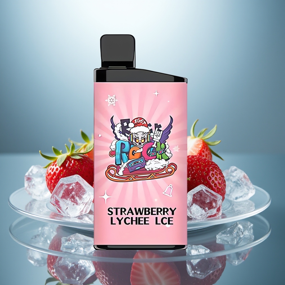 IGET Bar 3500 Puffs Strawberry Lychee Ice 1400mAh 1.2 Ohm Mesh