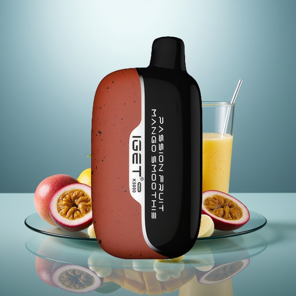 IGET Moon K5000 Puffs 5000 Puffs 1.35 Ohm Passion Fruit Mango Smoothie