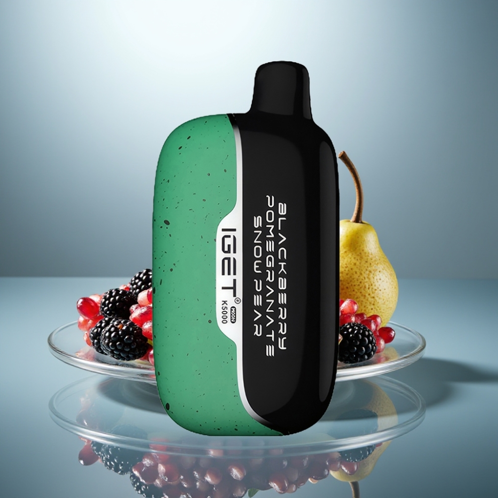 IGET Moon K5000 Puffs Blackberry Pomegranate Snow Pear 1.35Ohm Mesh 81.5g