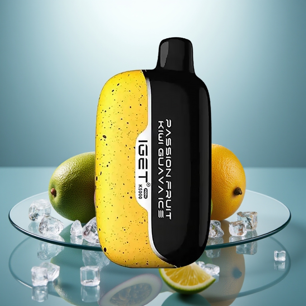IGET Moon K5000 Puffs Disposable Vape Passion Fruit Kiwi Guava Ice 5000Puffs 1.35Ohm