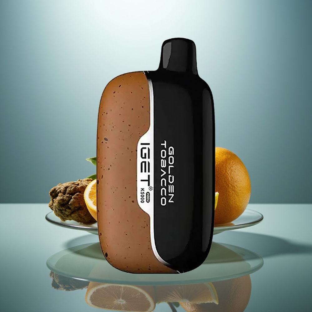 IGET Moon K5000 Puffs Golden Tobacco 1.35Ohm Mesh 81.5g