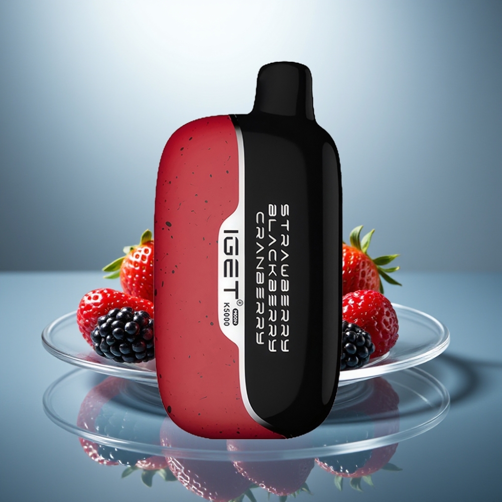 IGET Moon K5000 Puffs Strawberry Blackberry Cranberry 81.5g 1.35Ohm