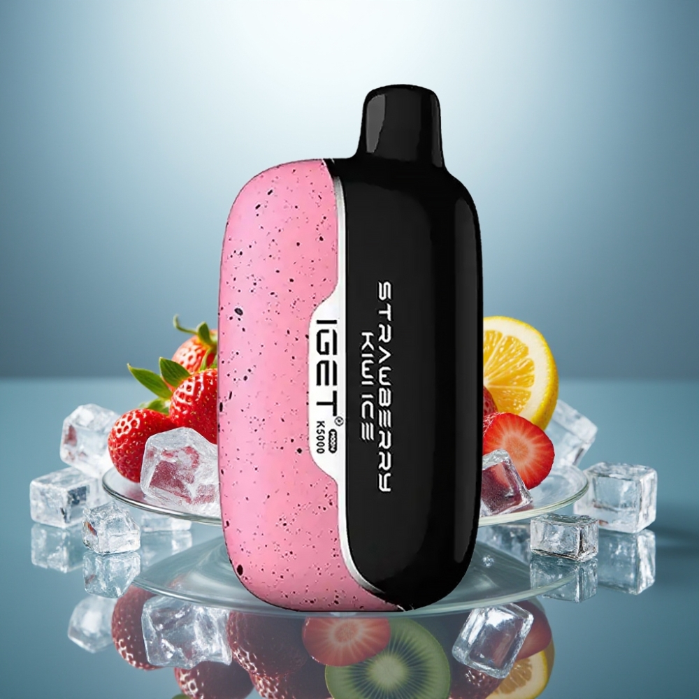 IGET Moon K5000 Puffs Strawberry Kiwi Ice Disposable Vape 81.5g 1.35Ohm