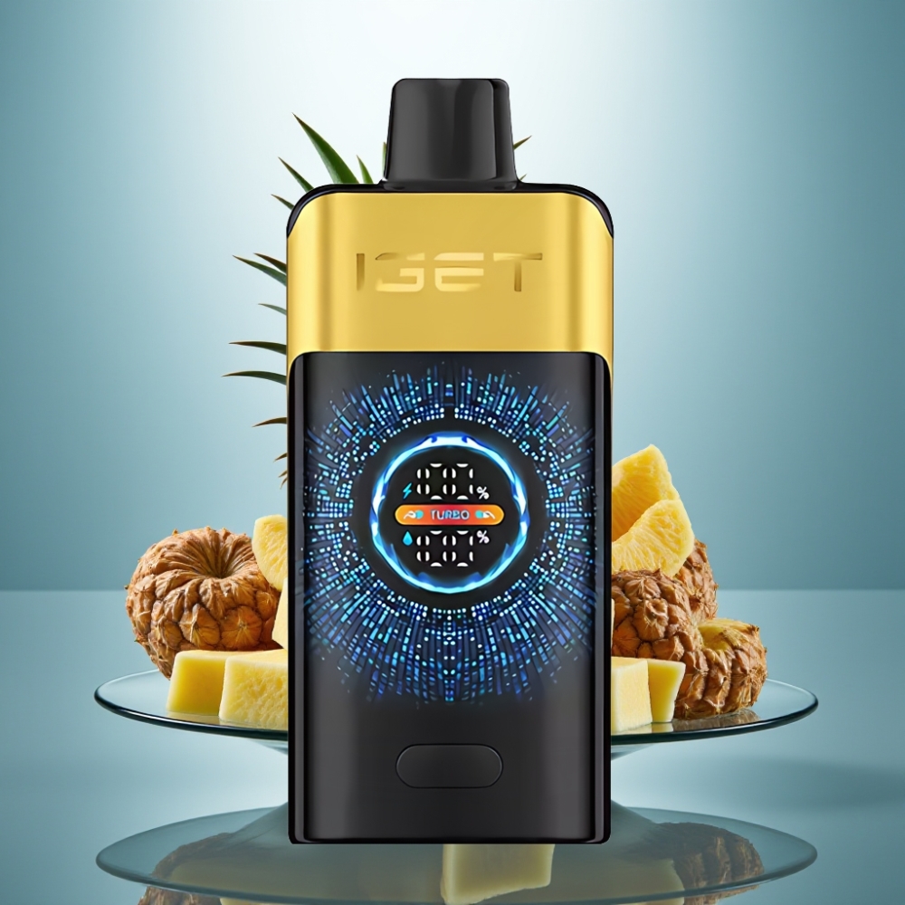 IGET ONE 12000 Puffs Disposable Vape Kiwi Pineapple 2700mAh 0.6ohm Dual Mesh