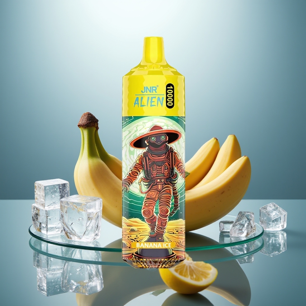 JNR Alien 10000 Puffs Banana Ice 850mAh 20ml Type-C RGB
