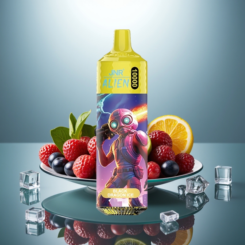 JNR Alien 10000 Puffs Black Dragon Ice 850mAh 20ml Type-C RGB
