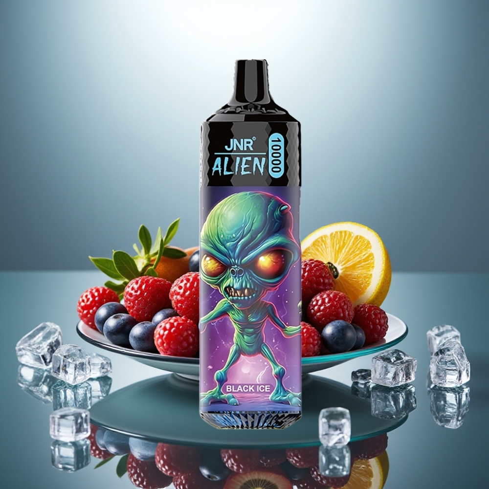 JNR Alien 10000 Puffs Black Ice 850mAh 20ml Type-C RGB