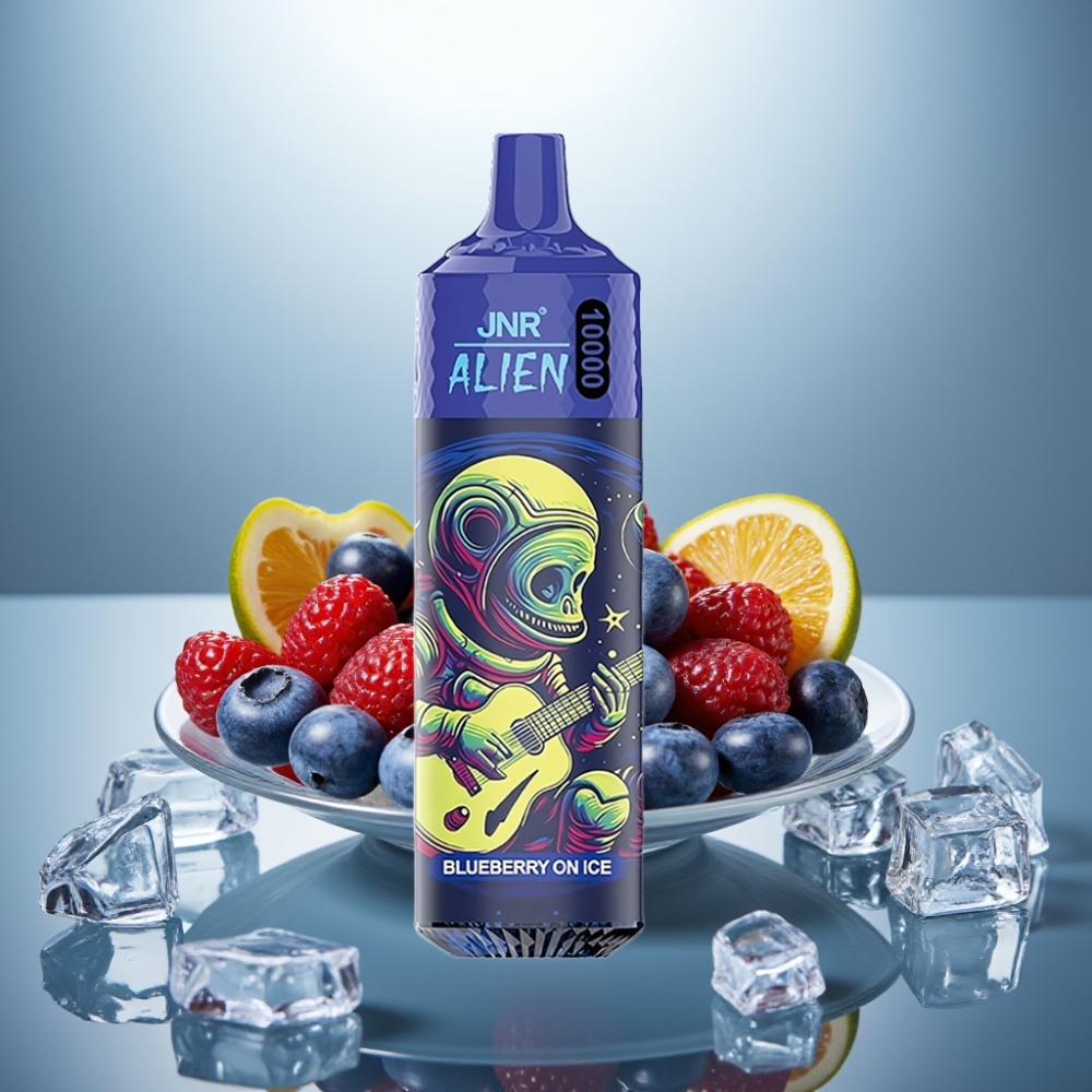 JNR Alien 10000 Puffs Blueberry On Ice 850mAh 20ml Type-C RGB