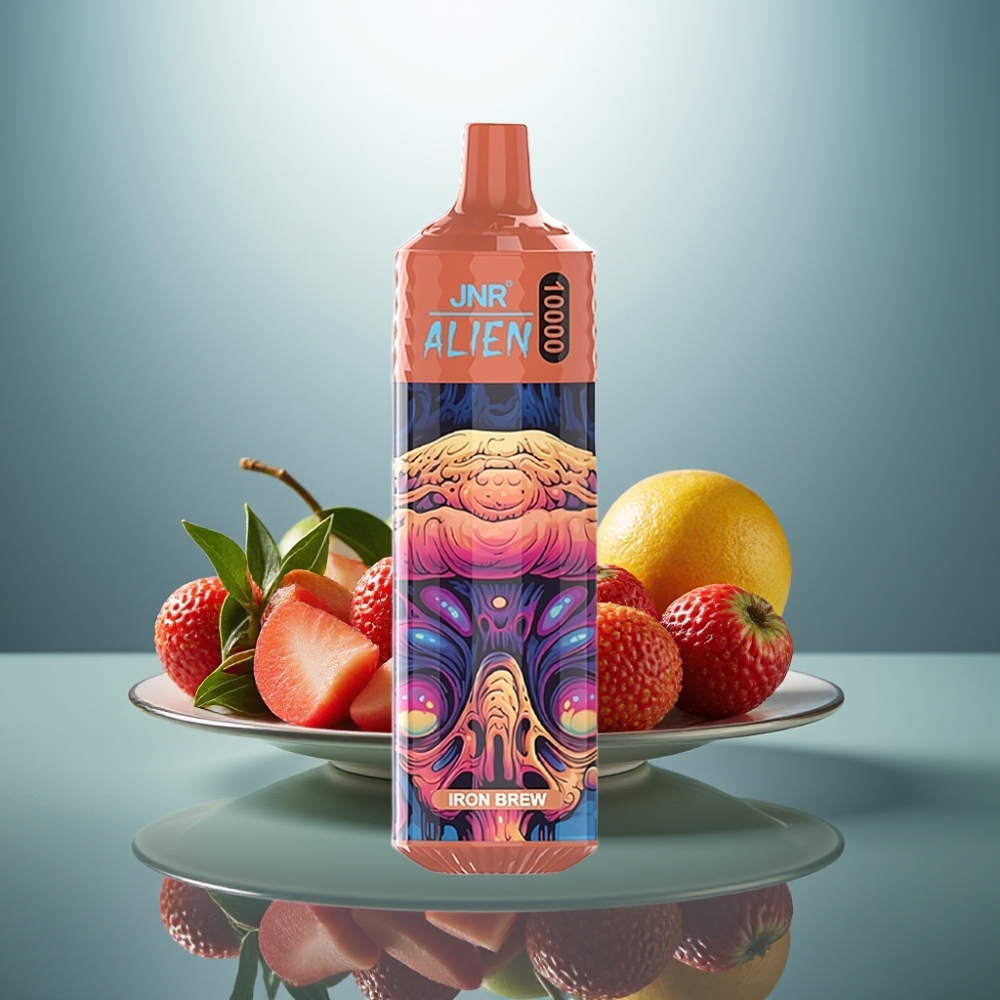 JNR Alien 10000 Puffs Iron Brew 850mAh 20ml Type-C RGB