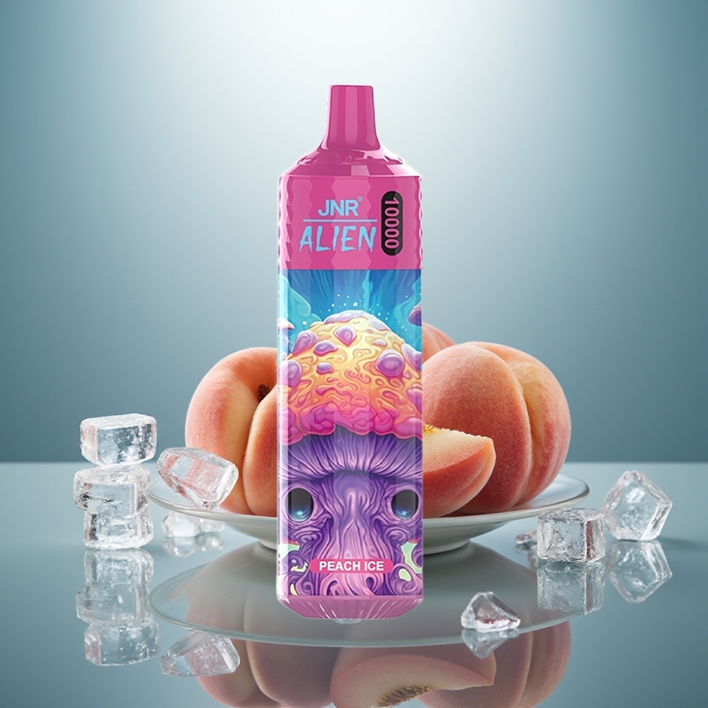 JNR Alien 10000 Puffs Peach Ice 850mAh 20ml Type-C RGB