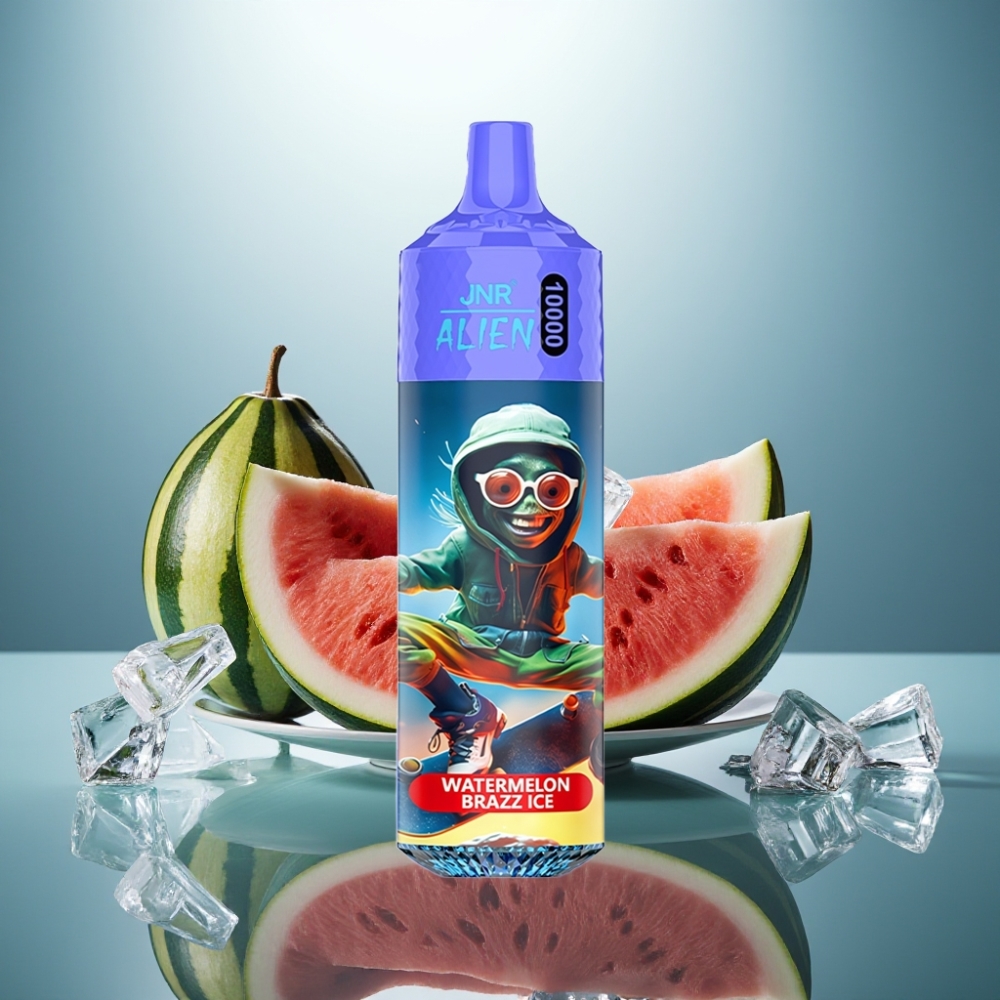 JNR Alien 10000 Puffs Watermelon Brazz Ice 850mAh 20ml Type-C RGB