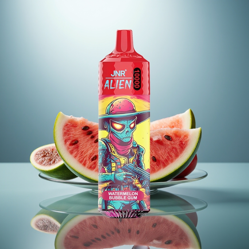 JNR Alien 10000 Puffs Watermelon Bubble Gum 850mAh 20ml Type-C RGB