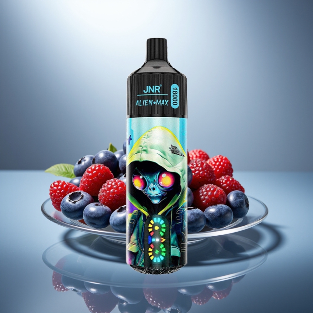JNR Alien Max 18000 Puffs Blueberry Raspberry 28ml 850mAh Type-C