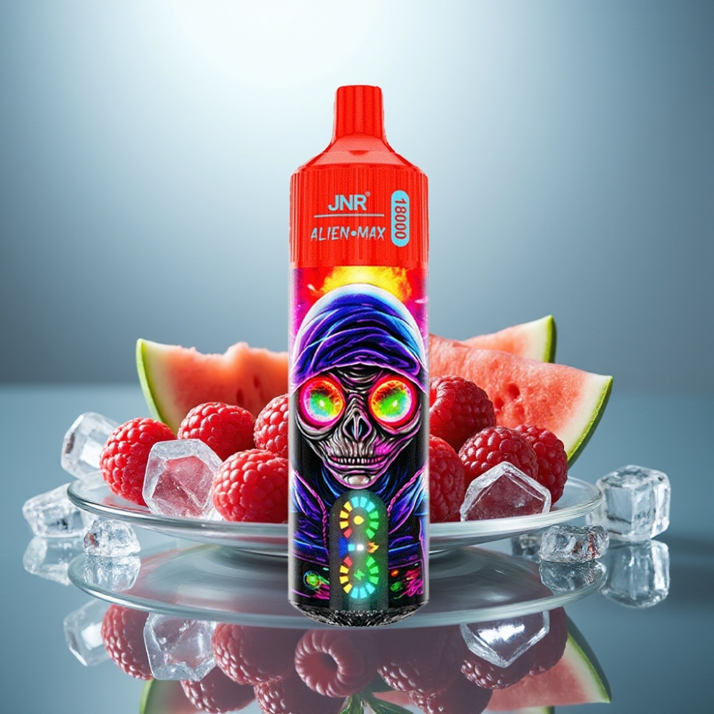 JNR Alien Max 18000 Puffs Raspberry Watermelon Ice 28ml 850mAh Type-C
