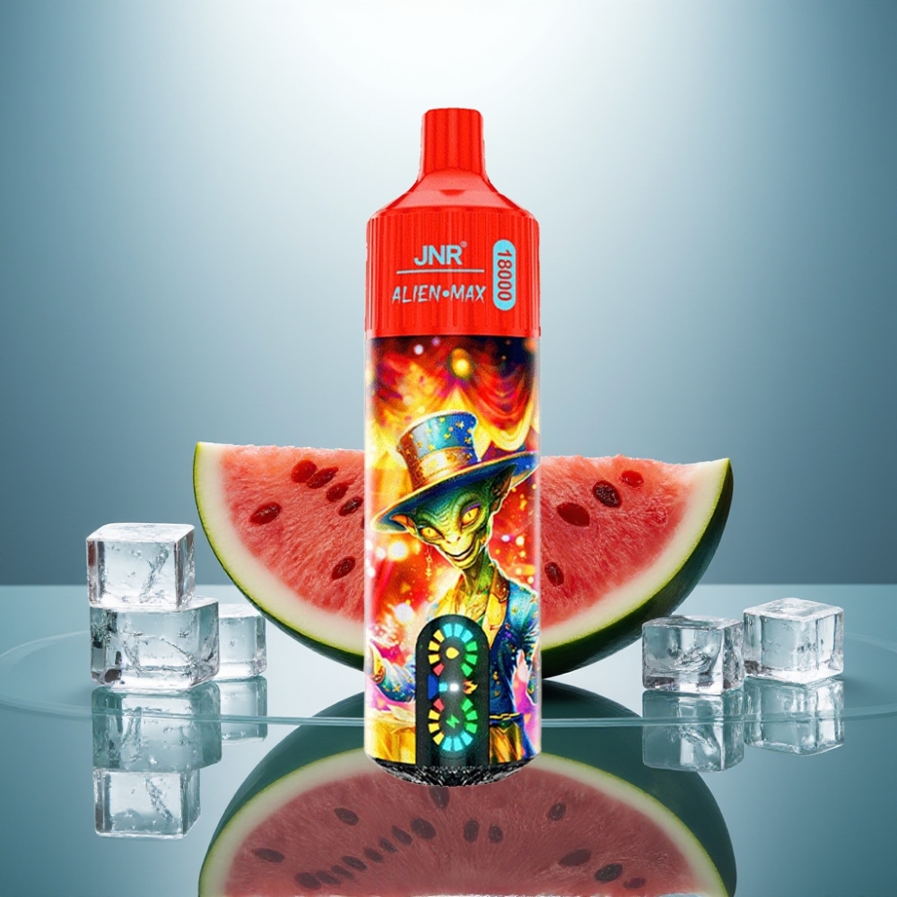 JNR Alien Max 18000 Puffs Watermelon Ice Smart LED Dual Mesh 28ml Type-C