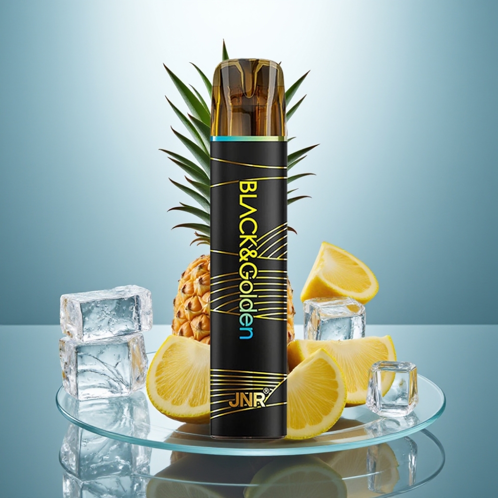 JNR Black&Golden 800 Puffs 550mAh 2ml Pineapple Ice