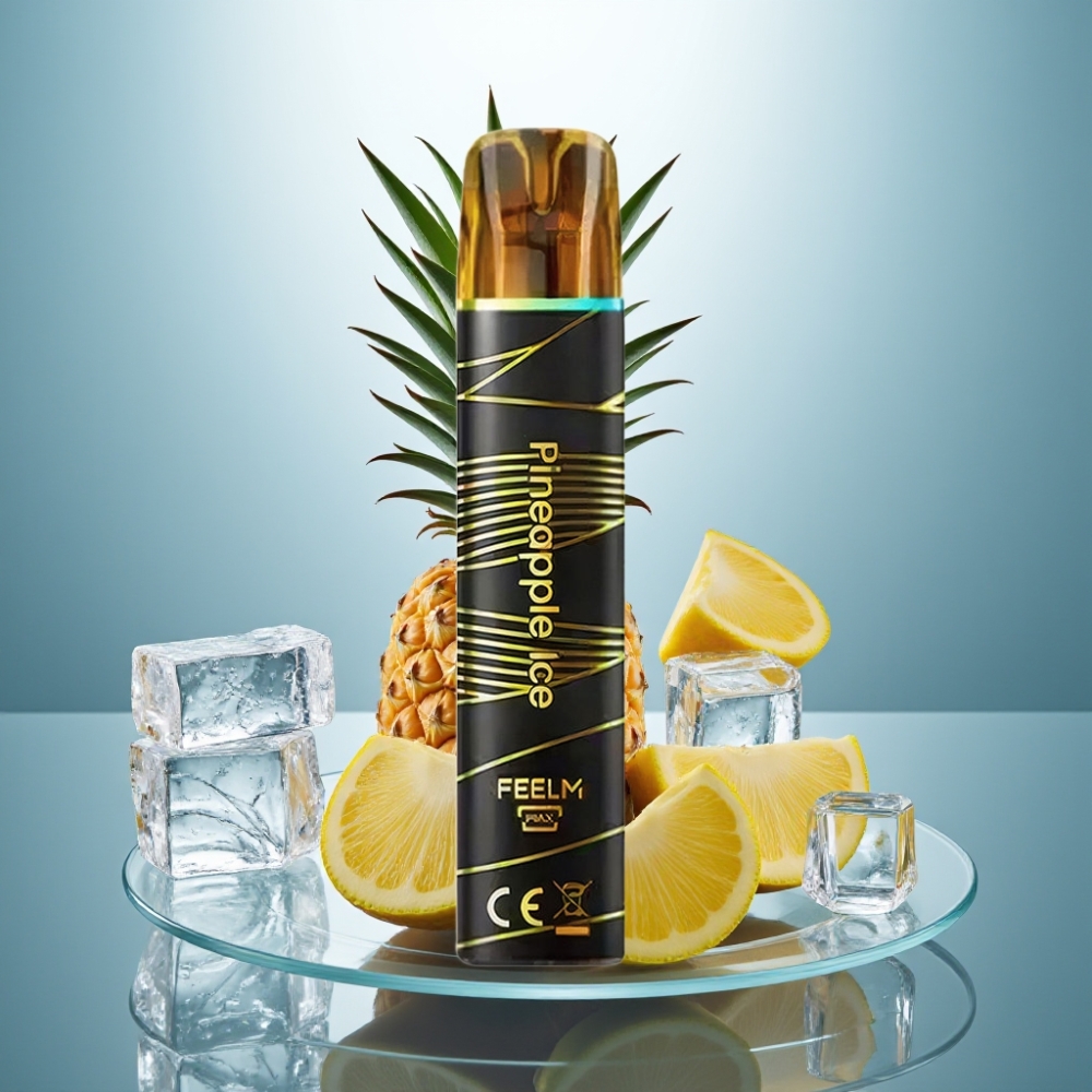 JNR Black&Golden 800 Puffs 550mAh 2ml Pineapple Ice