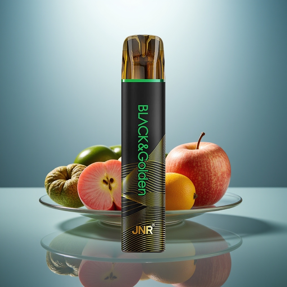 JNR Black&Golden 800 Puffs 550mAh 2ml Sour Apple