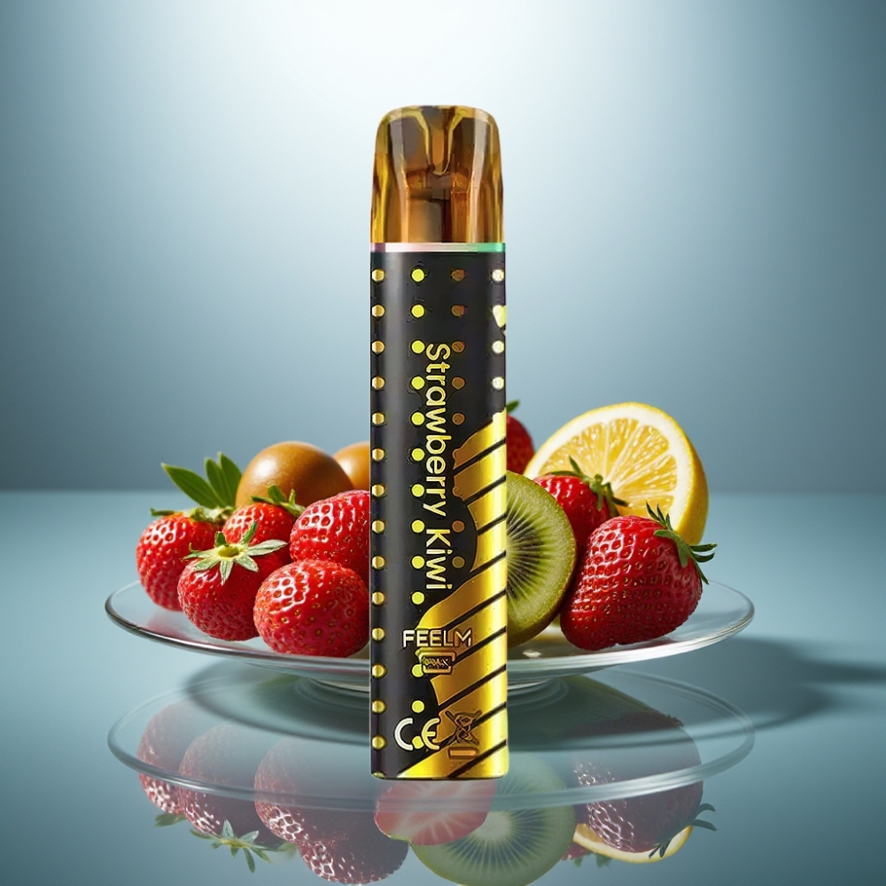 JNR Black&Golden 800 Puffs 550mAh 2ml Strawberry Kiwi